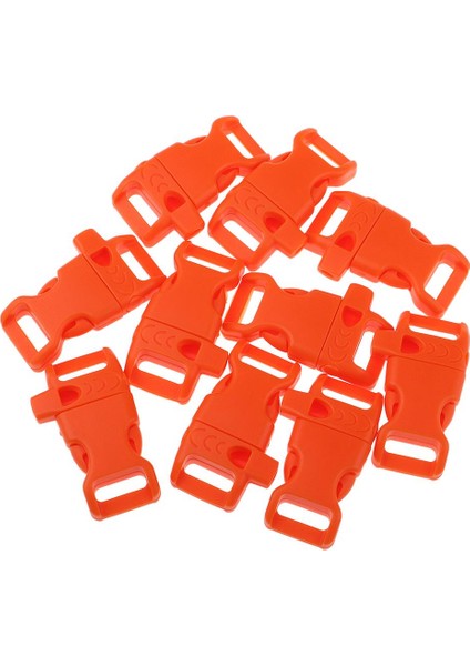 Açık Kamp Için 10 Adet Acil Düdük Toka Paracord Bilezik Turuncu fiyatları