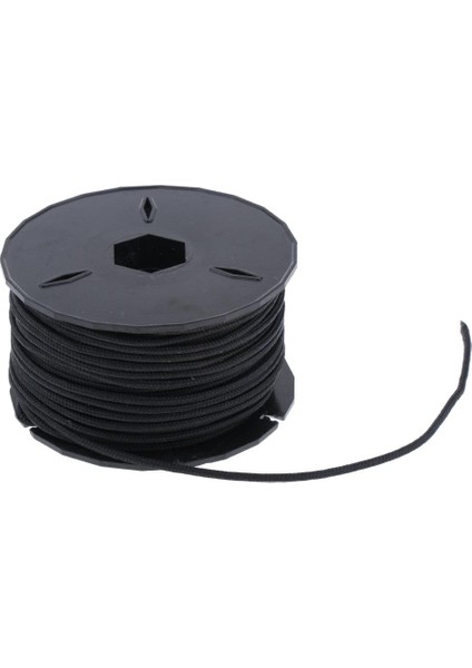3 Strand Çekirdek Kordon Paracord Paraşüt Halat Ipi Siyah