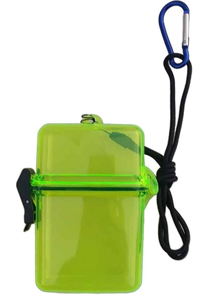 Scuba Dalış Şnorkel Kayık Sarı Su Geçirmez Kuru Kutu Konteyner Klip