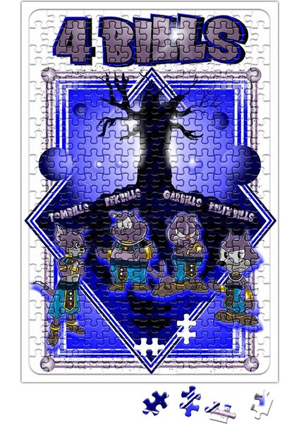 4 Bills Puzzle 240 Parça Yapboz