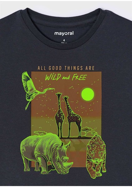 Erkek Çocuk Karanlıkta Parlayan Tshirt fırsatları