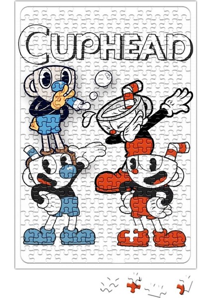 Cuphead Three Puzzle 240 Parça Yapboz