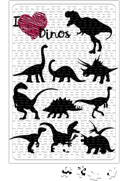 Eu Amo Dinossauros Puzzle 240 Parça Yapboz