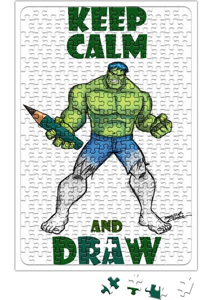 Draw Hulk Puzzle 240 Parça Yapboz