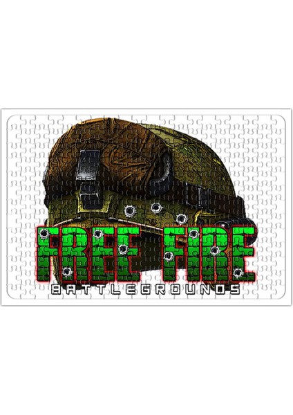 Free Fire Capacete Puzzle 240 Parça Yapboz