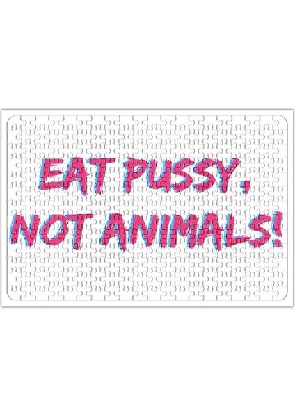 Eat Not Animals Puzzle 240 Parça Yapboz