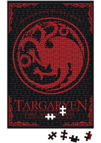 Game Of Thrones House Targaryen Puzzle 240 Parça Yapboz