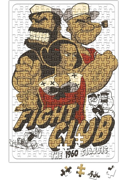 Fight Club Retro Temel Reis Puzzle 240 Parça Yapboz