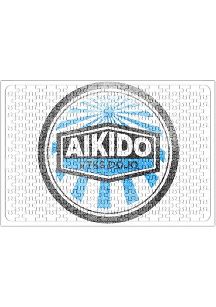 Logo Distress Aıkıdo Puzzle 240 Parça Yapboz
