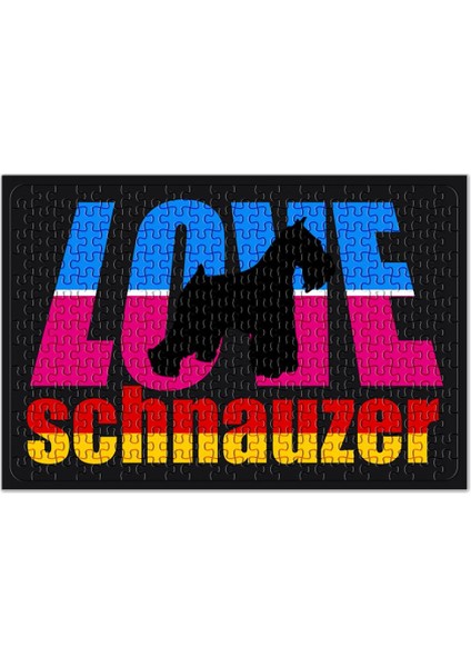 Love Schnauzer Puzzle 240 Parça Yapboz