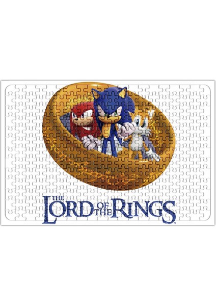 Sonic O Senhor Dos Aneis Puzzle 240 Parça Yapboz