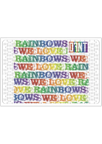 We Love Rainbows Puzzle 240 Parça Yapboz