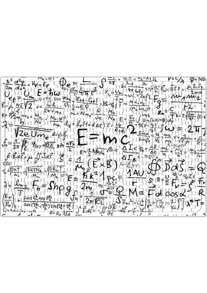 E=mc2 Formül Matematik Formülü Puzzle 240 Parça Yapboz