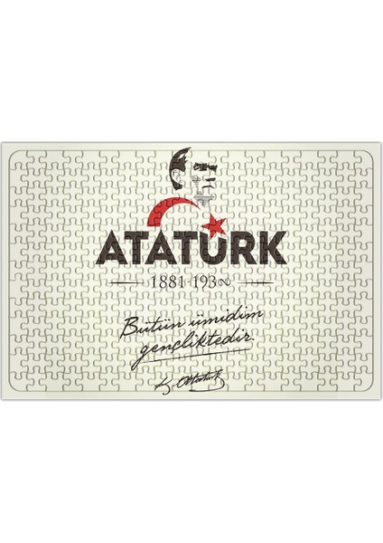 Baskı Dükkanı Atatürk 5 Puzzle 240 Parça Yapboz