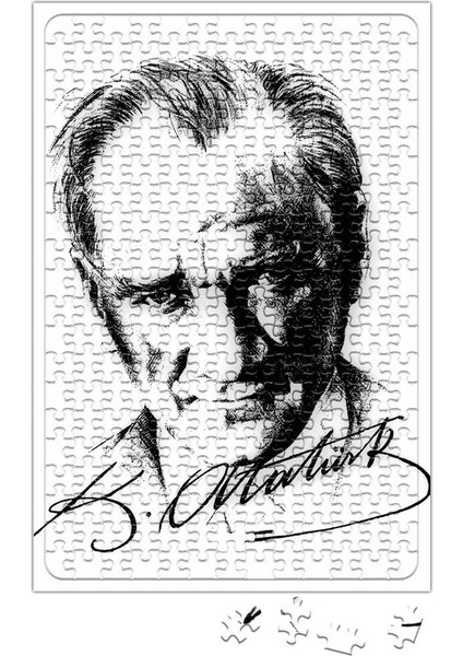 Atatürk Imzalı(1) Puzzle 240 Parça Yapboz
