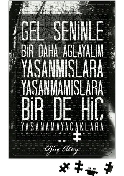 Oğuz Atay Söz Puzzle 240 Parça Yapboz
