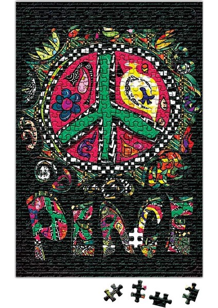 Peace Barış Simgesi Puzzle 240 Parça Yapboz