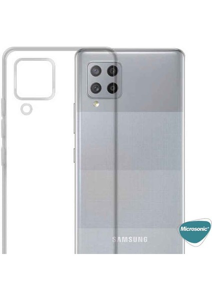 Samsung Galaxy M22 Kılıf Transparent Soft Beyaz