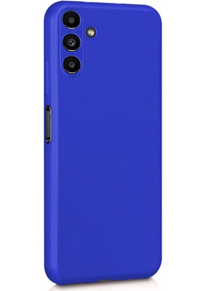 Matte Silicone Samsung Galaxy A13 Kılıf Mavi