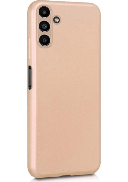 Matte Silicone Samsung Galaxy A13 Kılıf Gold
