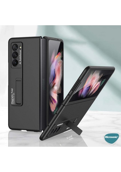 Samsung Galaxy Z Fold 2 Kılıf Magnetic Bracket Siyah