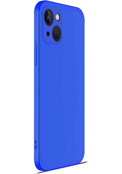 Apple iPhone 13 Mini Kılıf Double Dip 360 Protective Mavi fiyatları