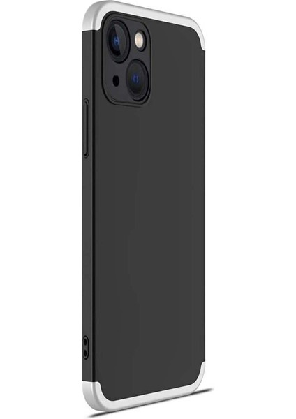 Apple iPhone 13 Kılıf Double Dip 360 Protective Siyah Gri fiyatları