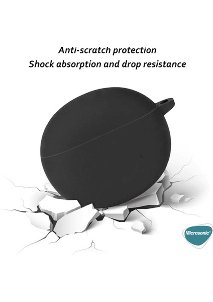 Oppo Enco Air Mat Silikon Kılıf Mavi