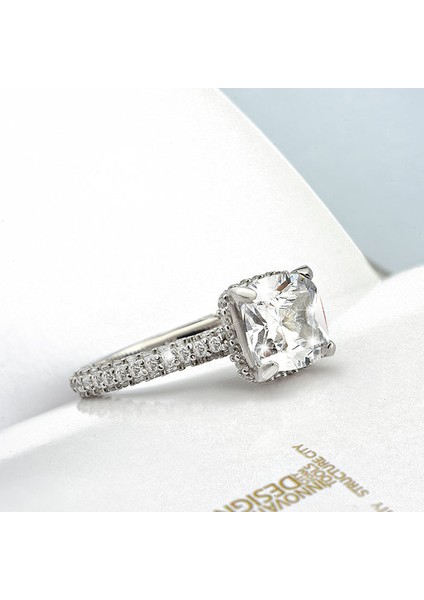 Zirconia Gümüş Tektaş Yüzük fiyatları