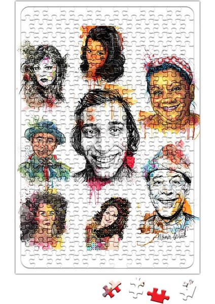 Yeşilçam Efsaneleri Unutulmazlar Puzzle 240 Parça Yapboz