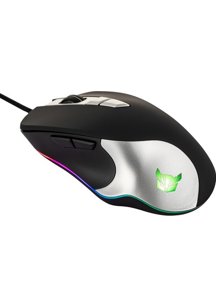 Rgm-04 Aves USB Siyah Rgb Aydınlatmalı 7200DPI Makrolu Mouse