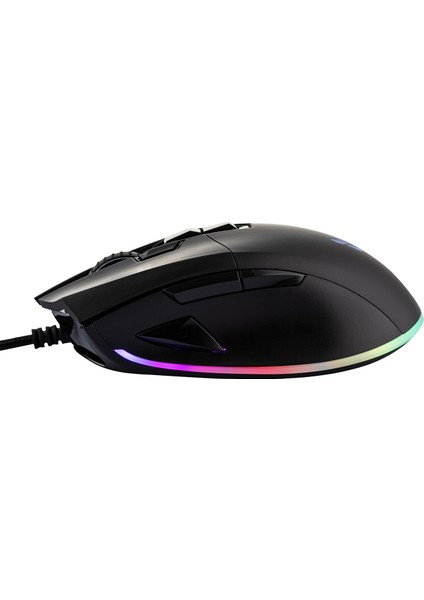 Rgm-02 Pyrro USB Siyah Rgb Aydınlatmalı 10000DPI Mouse