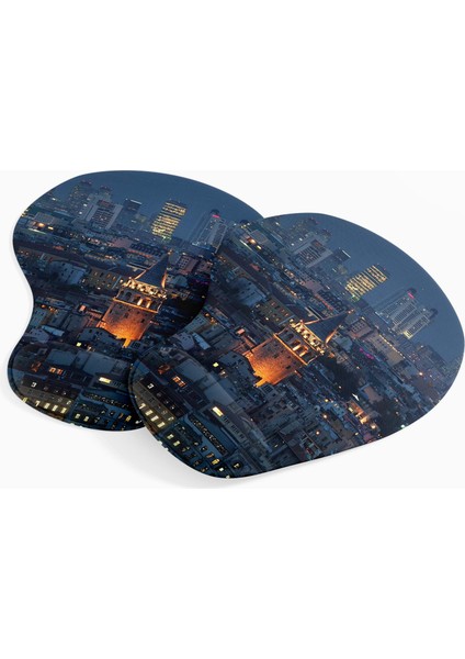 Galata Kulesi Temalı Bilek Destekli Mouse Pad fiyatları