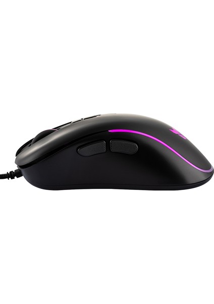 Rgm-03 Scops USB Siyah Rgb Aydınlatmalı 6400DPI Mouse