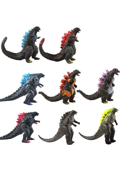 8 Adet Godzilla Model Oyuncak (Yurt Dışından)