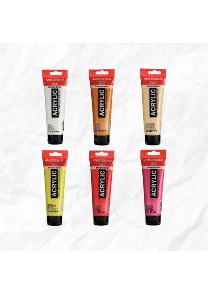 Amsterdam Akrilik Boya 120ML 6'lı Set