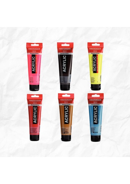 Amsterdam Akrilik Boya 120ML 6'lı Set