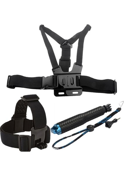 GP180CX Göğüs Kemerli 4 Parça Kafa Bandı 50 cm Monopod Aksesuar Seti fiyatları