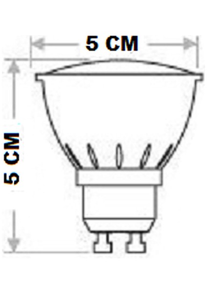 CT-4211 A 8W Çanak LED Ampul G10 3200K Günışığı