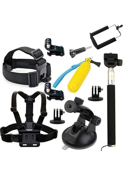 Gopro Aksiyon Kameraları Başlangıç Seti 12 Parça ST012