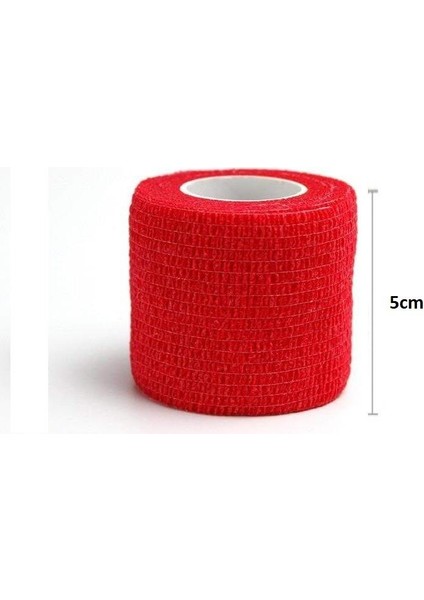 Kırmızı Koban Kendinden Yapışkanlı Bandaj 5cmX4.5m