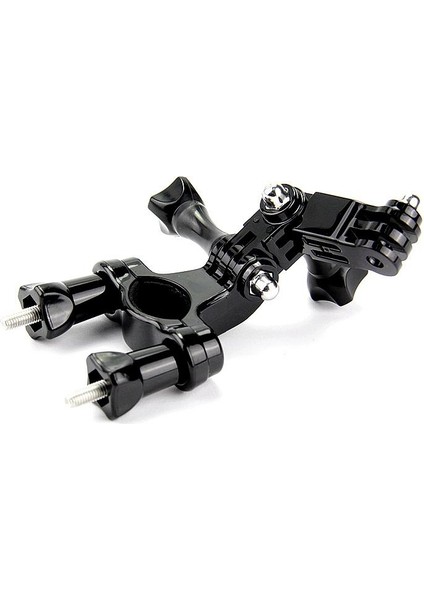 GP02 Gopro 10 Sjcam SJ4000 Eken H9R Aksiyon Kamera Üç Yollu Motor Bisiklet Aparatı
