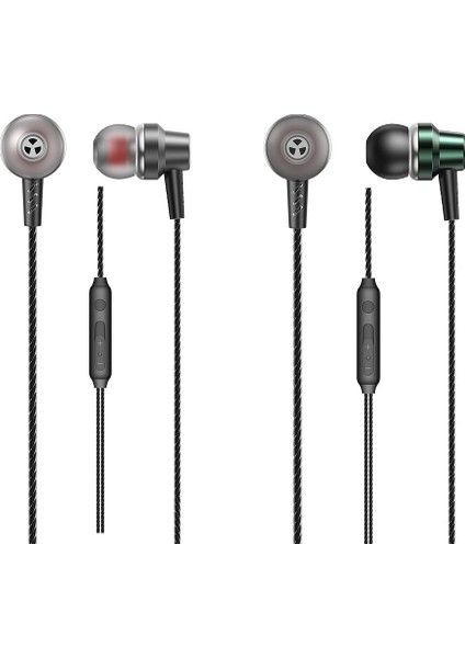 Wk YA03 Youpın Serisi 3.5mm Arabirimi Kulak Içi Hifi Stereo Kablolu Çağrı Müzik Kulaklık, Uzunluk: 1.2m (Siyah) (Yurt Dışından)