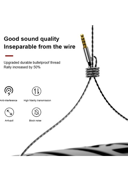 Wk Y29 Jinque Serisi 3.5mm Kulak Içi Hifi Stereo Kablolu Kulaklık, Uzunluk: 1.2m (Siyah) (Yurt Dışından)