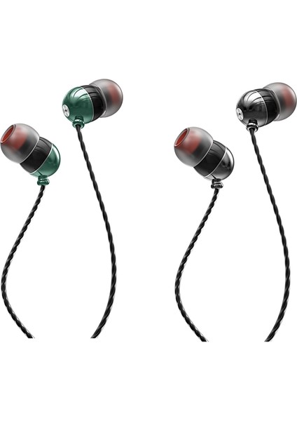 Wk Y29 Jinque Serisi 3.5mm Kulak Içi Hifi Stereo Kablolu Kulaklık, Uzunluk: 1.2m (Siyah) (Yurt Dışından)