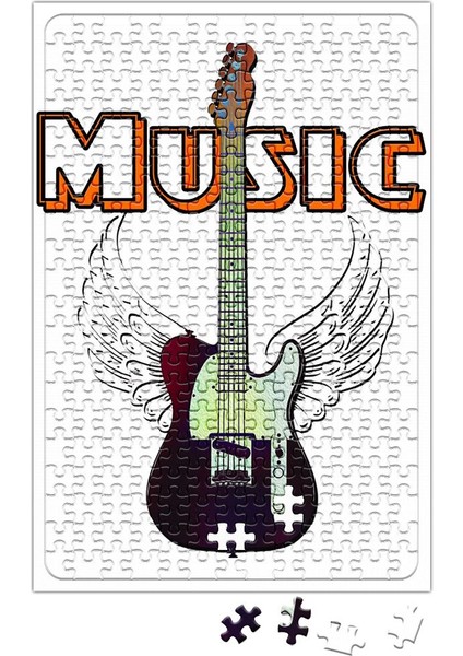 Guitar Music Gitar Müzik Puzzle 240 Parça Yapboz