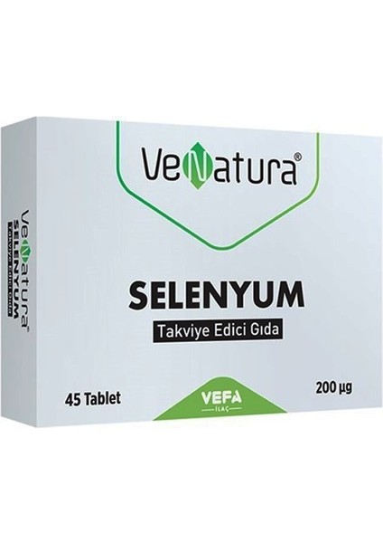 Selenyum Takviye Edici Gıda 45 Tablet