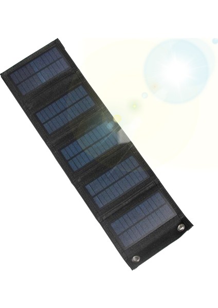 4.5W 5V USB Portlu Katlanabilir Solar Şarj Cihazı Taşınabilir  (Yurt Dışından)