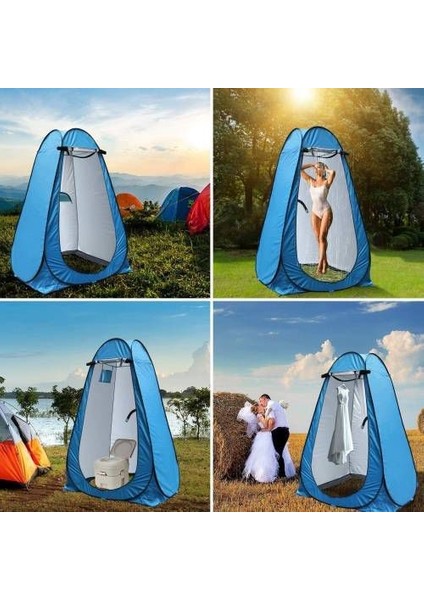 Otomatik Kurulum Su Geçirmez Giyinme Duş Kabin Çadırı 190CM x 120 x 120 fırsatları