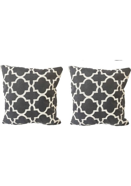 Kırlent Yastık Kılıfı Vip Yastık Kılıfı 2 ADET-43X43 Cm(Büyük Karaçatı)